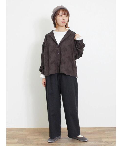 Samansa Mos2(サマンサ モスモス)の「イージーコックパンツ(その他パンツ・レディース・キナリ/モカ/ブラック・F)」の16枚目の写真