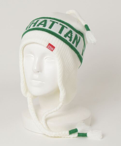 Manhattan Portage（マンハッタンポーテージ）の「Manhattan Portage/マンハッタンポーテージ ビーニー JACQUAR GUIDE KNIT CAP MP299（ニットキャップ/ビーニー・メンズ・ブラック/レッド/ホワイト/ネイビー・FREE）」の11枚目の写真