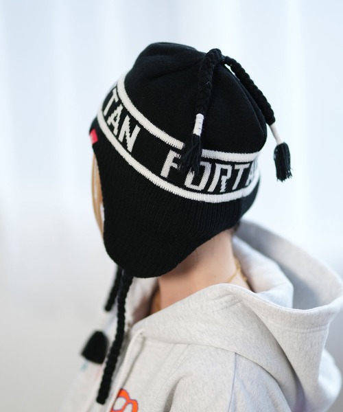 Manhattan Portage（マンハッタンポーテージ）の「Manhattan Portage/マンハッタンポーテージ ビーニー JACQUAR GUIDE KNIT CAP MP299（ニットキャップ/ビーニー・メンズ・ブラック/レッド/ホワイト/ネイビー・FREE）」の8枚目の写真