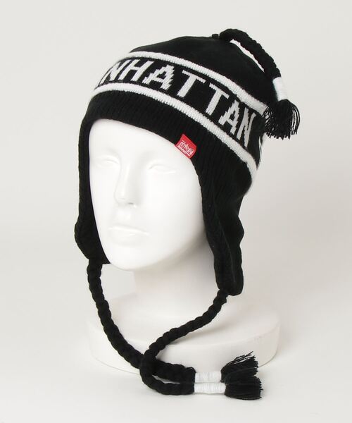 Manhattan Portage（マンハッタンポーテージ）の「Manhattan Portage/マンハッタンポーテージ ビーニー JACQUAR GUIDE KNIT CAP MP299（ニットキャップ/ビーニー・メンズ・ブラック/レッド/ホワイト/ネイビー・FREE）」の13枚目の写真