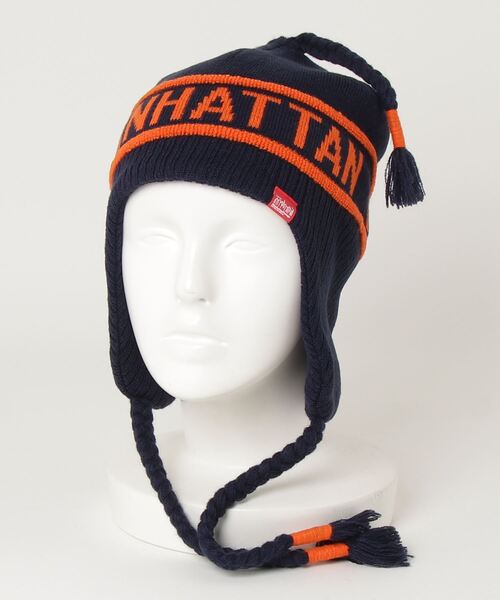 Manhattan Portage（マンハッタンポーテージ）の「Manhattan Portage/マンハッタンポーテージ ビーニー JACQUAR GUIDE KNIT CAP MP299（ニットキャップ/ビーニー・メンズ・ブラック/レッド/ホワイト/ネイビー・FREE）」の19枚目の写真