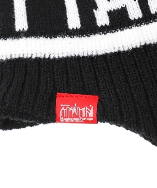 Manhattan Portage（マンハッタンポーテージ）の「Manhattan Portage/マンハッタンポーテージ ビーニー JACQUAR GUIDE KNIT CAP MP299（ニットキャップ/ビーニー・メンズ・ブラック/レッド/ホワイト/ネイビー・FREE）」の18枚目の写真