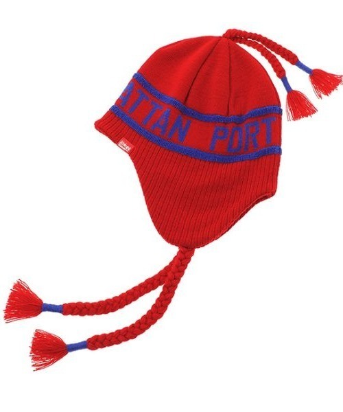 Manhattan Portage（マンハッタンポーテージ）の「Manhattan Portage/マンハッタンポーテージ ビーニー JACQUAR GUIDE KNIT CAP MP299（ニットキャップ/ビーニー・メンズ・ブラック/レッド/ホワイト/ネイビー・FREE）」の22枚目の写真