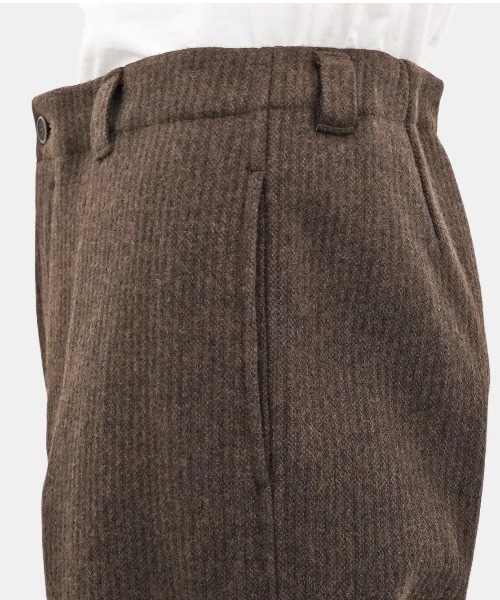 yoko sakamoto（ヨーコサカモト）の「【YOKO SAKAMOTO】BEACH CLOTH WORK TROUSERS（その他パンツ・メンズ・ブラウン・MEDIUM/LARGE）」の7枚目の写真