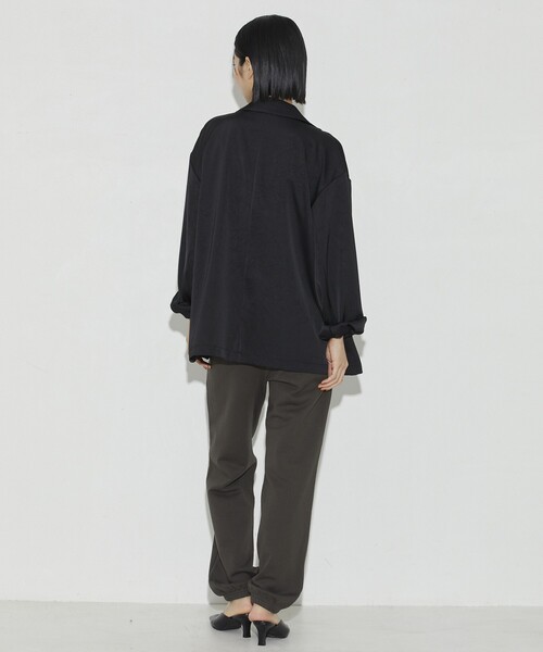 Firsthand（ファーストハンド）の「Firsthand/ファーストハンド オーガニックコットンロゴスウェットパンツ（スウェットパンツ・レディース・チャコールグレー/ライトグレー・FREE）」の17枚目の写真