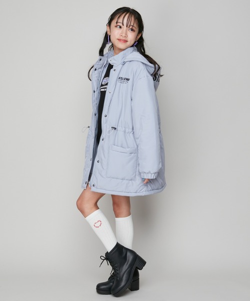 SISTER JENNI(SISTER JENNI)の「【はっ水加工】フード取り外し中綿コート(その他アウター・キッズ・サックスブルー/ブラック・160cm/150cm/140cm/130cm)」の11枚目の写真