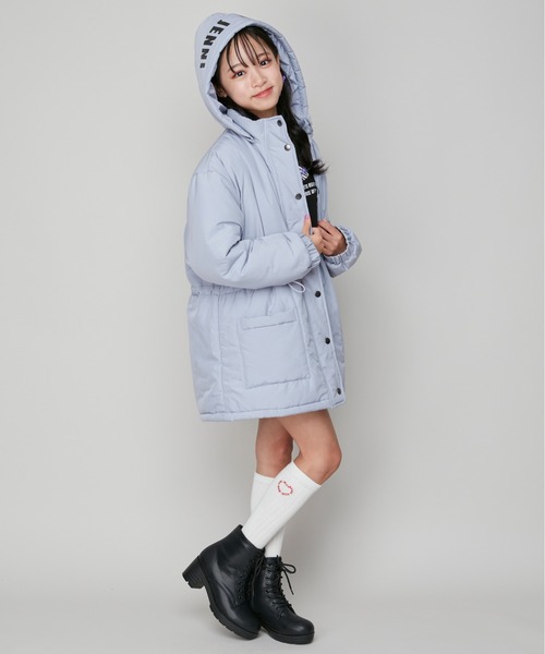 SISTER JENNI(SISTER JENNI)の「【はっ水加工】フード取り外し中綿コート(その他アウター・キッズ・サックスブルー/ブラック・160cm/150cm/140cm/130cm)」の13枚目の写真