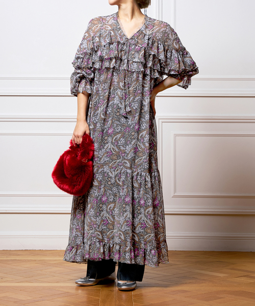 IENA LA BOUCLE ラッフルワンピース（ワンピース）｜IENA LA BOUCLE 