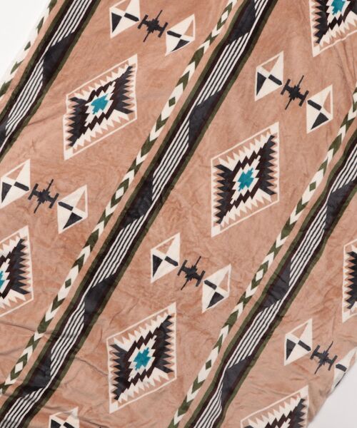 チャイハネ(チャイハネ)の「【チャイハネ】NOMADY ノマディブランケットMEGA(ブランケット・レディース・ナチュラル/ターコイズブルー/ブラック/カーキ/サンドベージュ/スカイブルー・FREE)」の22枚目の写真