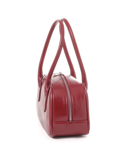 saloon（サルーン）の「SALOON(サルーン)/スムース横長ボストンバッグ（ボストンバッグ・レディース・レッド/ブラウン/オフホワイト・FREE）」の10枚目の写真