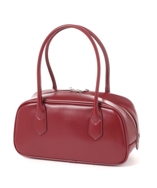 saloon（サルーン）の「SALOON(サルーン)/スムース横長ボストンバッグ（ボストンバッグ・レディース・レッド/ブラウン/オフホワイト・FREE）」の11枚目の写真