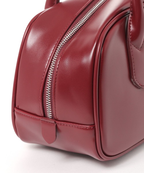 saloon（サルーン）の「SALOON(サルーン)/スムース横長ボストンバッグ（ボストンバッグ・レディース・レッド/ブラウン/オフホワイト・FREE）」の16枚目の写真