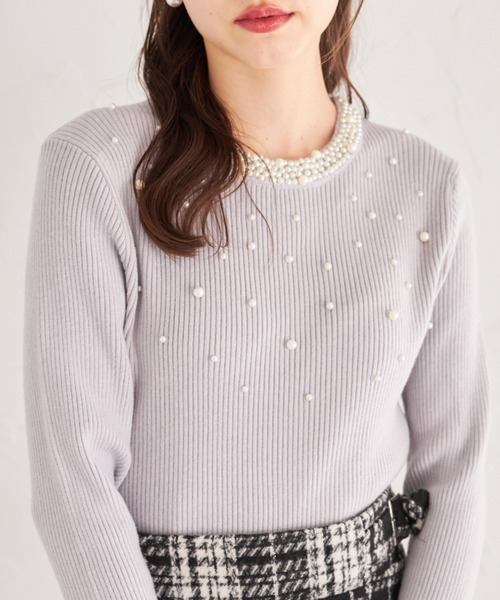 tocco closet（トッコ クローゼット）の「パール付きフレア