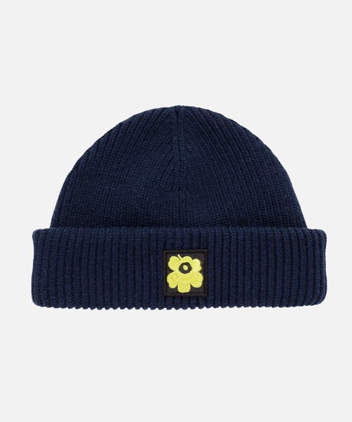 marimekko（マリメッコ）の「【kioski】 Unikko /  Roihua Solid beanie   knit hat（ニットキャップ/ビーニー・レディース・ブラック/レッド/ネイビー・FREE）」の3枚目の写真