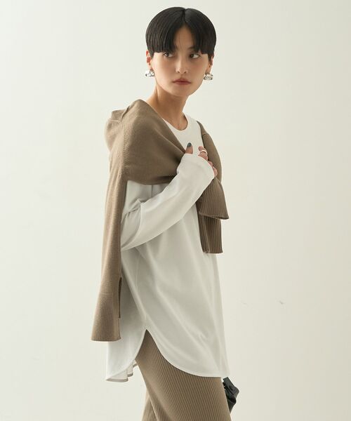 AMERICAN HOLIC（アメリカンホリック）の「ラウンドカットプルオーバー（Tシャツ/カットソー・レディース・オフホワイト・M/L）」の15枚目の写真