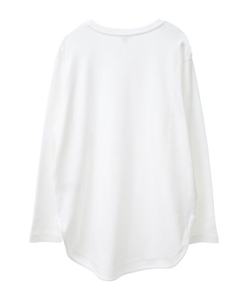 AMERICAN HOLIC（アメリカンホリック）の「ラウンドカットプルオーバー（Tシャツ/カットソー・レディース・オフホワイト・M/L）」の8枚目の写真