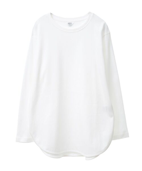 AMERICAN HOLIC（アメリカンホリック）の「ラウンドカットプルオーバー（Tシャツ/カットソー・レディース・オフホワイト・M/L）」の2枚目の写真