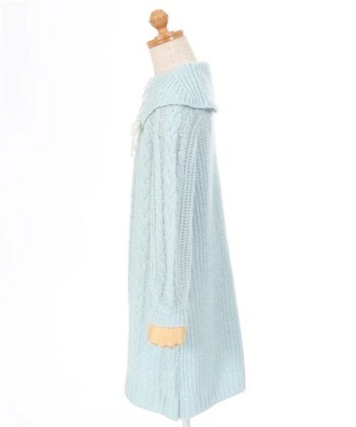 axes femme(アクシーズファム)の「W編み上げニットワンピース(ワンピース・キッズ・ラベンダー/ミント・MEDIUM/LARGE/X-LARGE)」の22枚目の写真