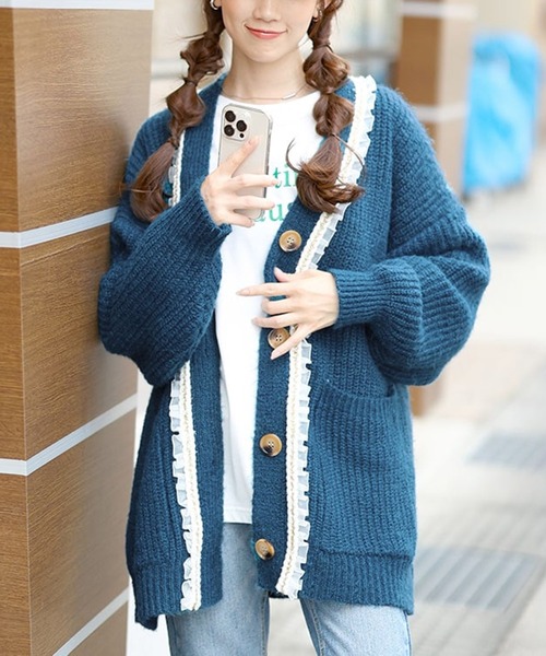 ヴァレンティノ ヴァレンチノ VALENTINO リブフリルニットボレロ