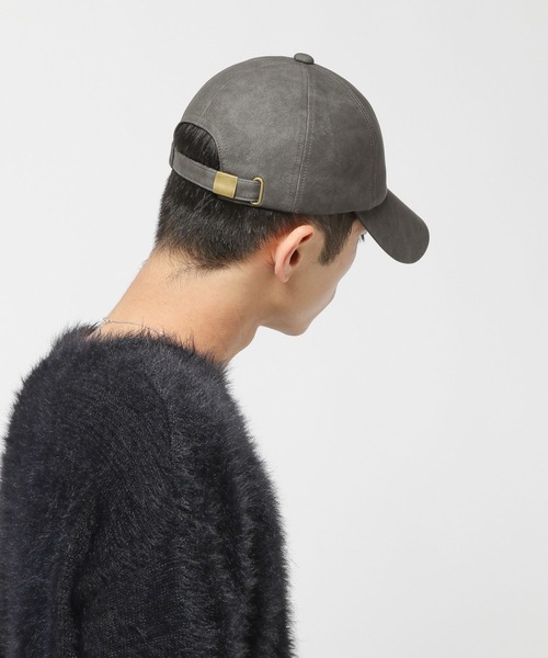 ALAND(エーランド)の「【UNISEX】ALAND/ビンテージレザーCAP(キャップ・レディース・ブラウン/チャコール・ONE SIZE)」の11枚目の写真
