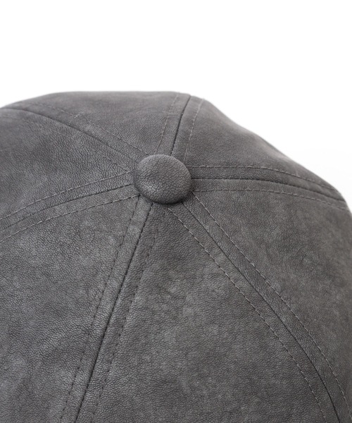 ALAND(エーランド)の「【UNISEX】ALAND/ビンテージレザーCAP(キャップ・レディース・ブラウン/チャコール・ONE SIZE)」の19枚目の写真