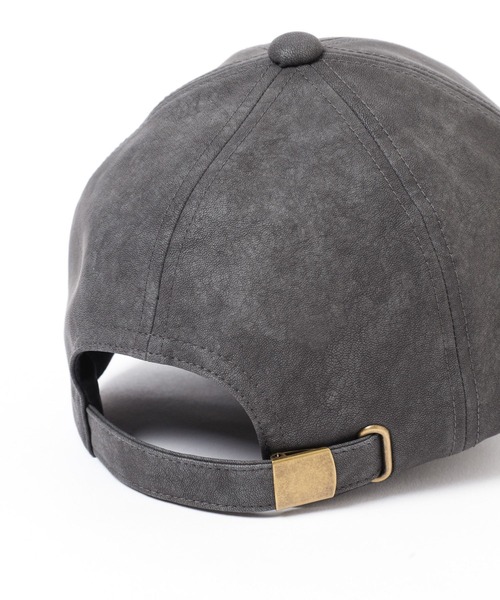 ALAND(エーランド)の「【UNISEX】ALAND/ビンテージレザーCAP(キャップ・レディース・ブラウン/チャコール・ONE SIZE)」の22枚目の写真