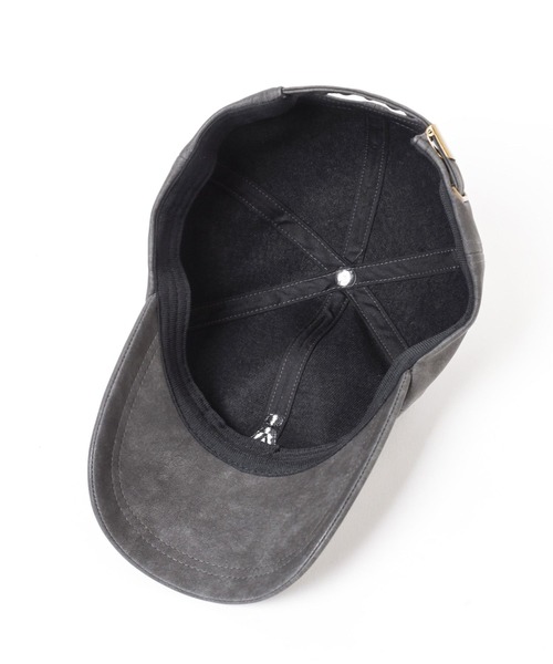 ALAND(エーランド)の「【UNISEX】ALAND/ビンテージレザーCAP(キャップ・レディース・ブラウン/チャコール・ONE SIZE)」の17枚目の写真