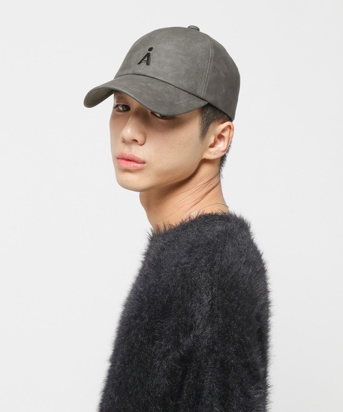 ALAND(エーランド)の「【UNISEX】ALAND/ビンテージレザーCAP(キャップ・レディース・ブラウン/チャコール・ONE SIZE)」の9枚目の写真