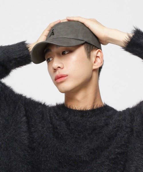ALAND(エーランド)の「【UNISEX】ALAND/ビンテージレザーCAP(キャップ・レディース・ブラウン/チャコール・ONE SIZE)」の5枚目の写真