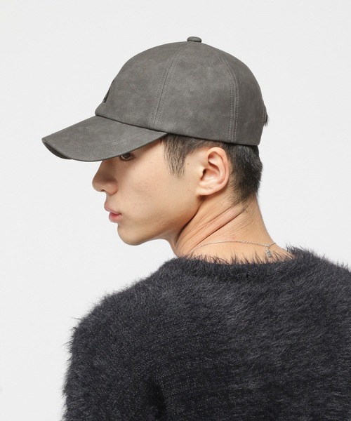 ALAND(エーランド)の「【UNISEX】ALAND/ビンテージレザーCAP(キャップ・レディース・ブラウン/チャコール・ONE SIZE)」の10枚目の写真