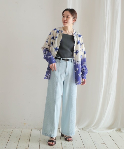 NOMBRE IMPAIR（ノンブルアンペール）の「ハイツイストコットン　2WAYニットキャミ（ニット/セーター・レディース・グレイッシュベージュ/カーキ/チャコールグレー/ホワイト・FREE）」の12枚目の写真