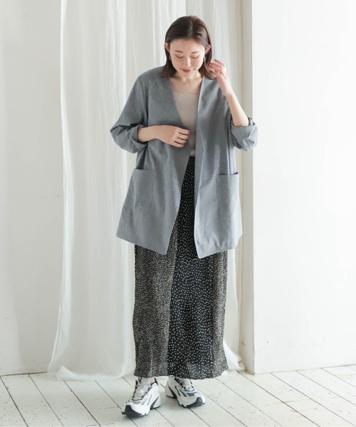 NOMBRE IMPAIR（ノンブルアンペール）の「ハイツイストコットン　2WAYニットキャミ（ニット/セーター・レディース・グレイッシュベージュ/カーキ/チャコールグレー/ホワイト・FREE）」の15枚目の写真