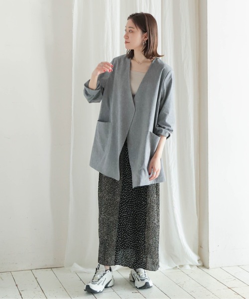 NOMBRE IMPAIR（ノンブルアンペール）の「ハイツイストコットン　2WAYニットキャミ（ニット/セーター・レディース・グレイッシュベージュ/カーキ/チャコールグレー/ホワイト・FREE）」の16枚目の写真