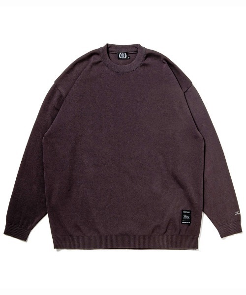 430(フォーサーティ)の「mn3077-L-S RLX KNIT C&S クルーネックセーター(ニット/セーター・メンズ・ブラック/グレイッシュベージュ/オフホワイト/チャコールグレー・0/1/2/3)」の3枚目の写真