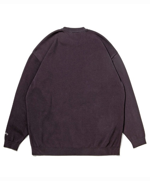 430(フォーサーティ)の「mn3077-L-S RLX KNIT C&S クルーネックセーター(ニット/セーター・メンズ・ブラック/グレイッシュベージュ/オフホワイト/チャコールグレー・0/1/2/3)」の14枚目の写真