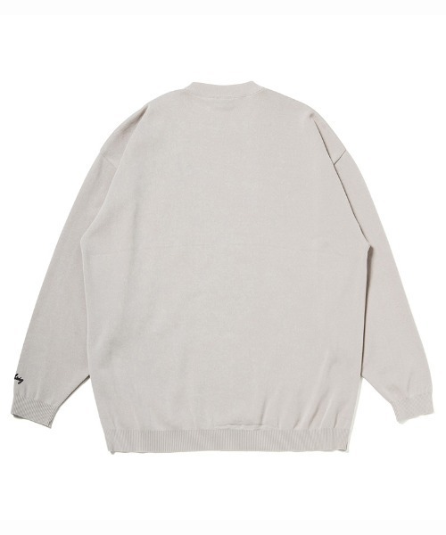 430(フォーサーティ)の「mn3077-L-S RLX KNIT C&S クルーネックセーター(ニット/セーター・メンズ・ブラック/グレイッシュベージュ/オフホワイト/チャコールグレー・0/1/2/3)」の16枚目の写真