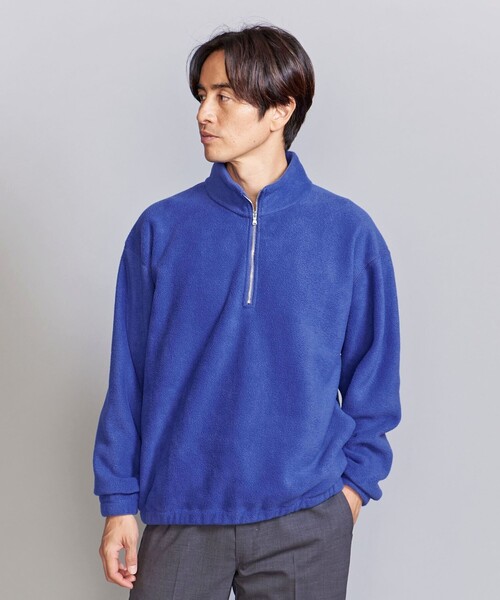 BEAUTY&YOUTH UNITED ARROWS(ビューティーアンドユースユナイテッドアローズ)の「ナチュール フリース ハーフジップ プルオーバー(その他トップス・メンズ・ブラック/グレー/ロイヤルブルー・S/M/L/XL)」の4枚目の写真