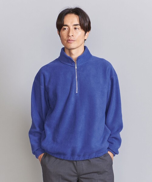 BEAUTY&YOUTH UNITED ARROWS(ビューティーアンドユースユナイテッドアローズ)の「ナチュール フリース ハーフジップ プルオーバー(その他トップス・メンズ・ブラック/グレー/ロイヤルブルー・S/M/L/XL)」の5枚目の写真