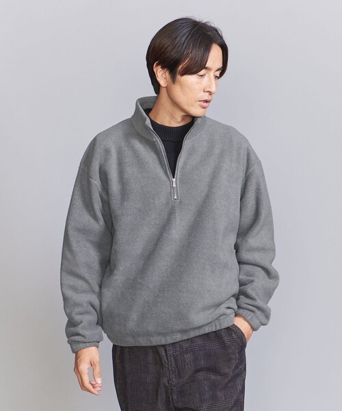BEAUTY&YOUTH UNITED ARROWS(ビューティーアンドユースユナイテッドアローズ)の「ナチュール フリース ハーフジップ プルオーバー(その他トップス・メンズ・ブラック/グレー/ロイヤルブルー・S/M/L/XL)」の7枚目の写真