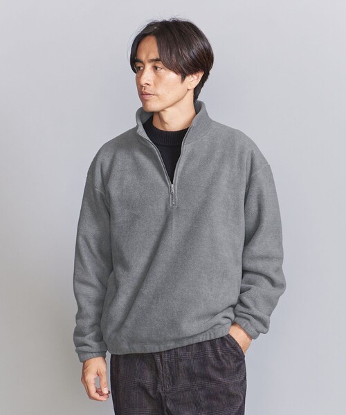 BEAUTY&YOUTH UNITED ARROWS(ビューティーアンドユースユナイテッドアローズ)の「ナチュール フリース ハーフジップ プルオーバー(その他トップス・メンズ・ブラック/グレー/ロイヤルブルー・S/M/L/XL)」の8枚目の写真
