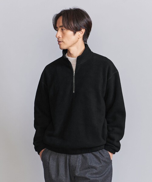 BEAUTY&YOUTH UNITED ARROWS(ビューティーアンドユースユナイテッドアローズ)の「ナチュール フリース ハーフジップ プルオーバー(その他トップス・メンズ・ブラック/グレー/ロイヤルブルー・S/M/L/XL)」の10枚目の写真