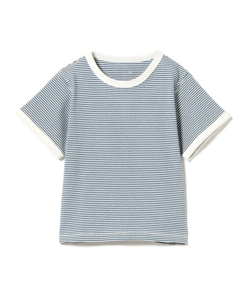 こども ビームス(コドモビームス)の「テレコボーダー Tシャツ(100〜140cm)(Tシャツ/カットソー・キッズ・ブルー/グリーン系その他/レッド・140/130/120/110/100)」の1枚目の写真