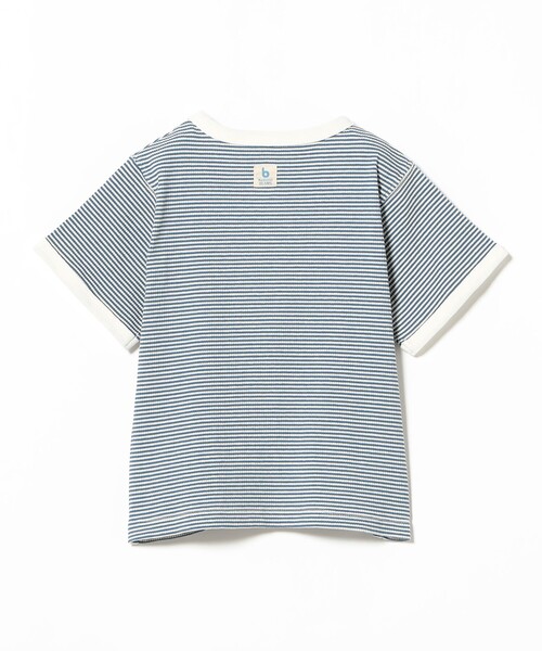 こども ビームス(コドモビームス)の「テレコボーダー Tシャツ(100〜140cm)(Tシャツ/カットソー・キッズ・ブルー/グリーン系その他/レッド・140/130/120/110/100)」の9枚目の写真