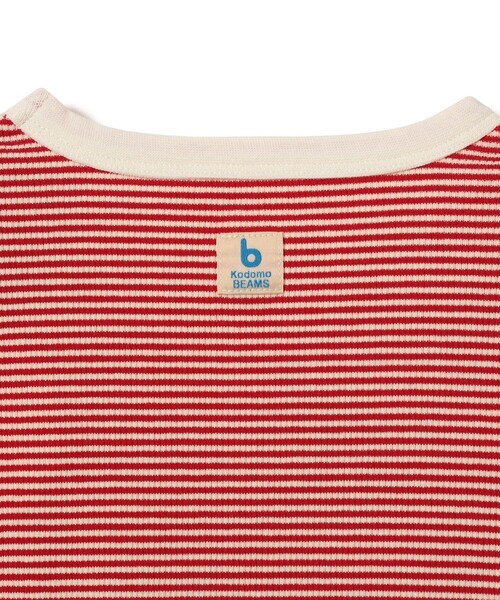 こども ビームス(コドモビームス)の「テレコボーダー Tシャツ(100〜140cm)(Tシャツ/カットソー・キッズ・ブルー/グリーン系その他/レッド・140/130/120/110/100)」の17枚目の写真