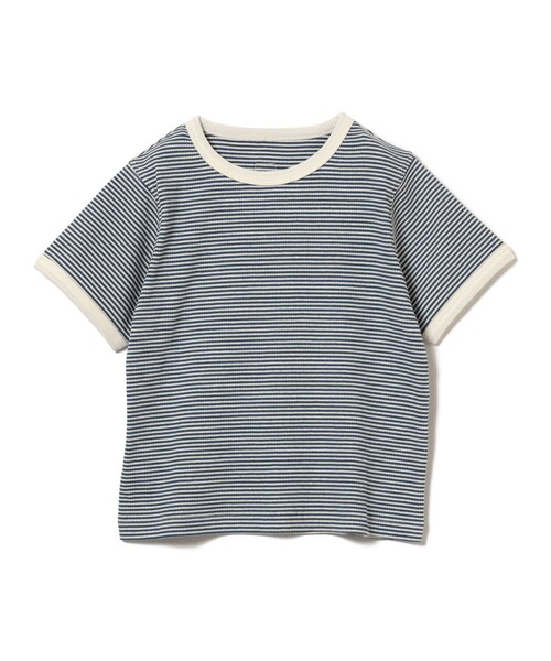 こども ビームス(コドモビームス)の「テレコボーダー Tシャツ(100〜140cm)(Tシャツ/カットソー・キッズ・ブルー/グリーン系その他/レッド・140/130/120/110/100)」の19枚目の写真
