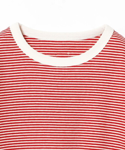 こども ビームス(コドモビームス)の「テレコボーダー Tシャツ(100〜140cm)(Tシャツ/カットソー・キッズ・ブルー/グリーン系その他/レッド・140/130/120/110/100)」の21枚目の写真