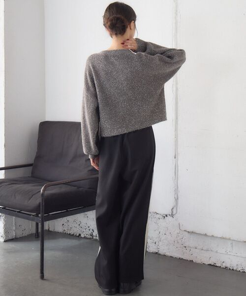 RETRO GIRL（レトロガール）の「コールラインパンツ（その他パンツ・レディース・ブラック/ライトグレー/ナチュラル・FREE）」の6枚目の写真