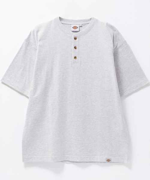 Dickies(ディッキーズ)の「【Dickies】別注ヘンリーネックショートスリーブTシャツ(Tシャツ/カットソー・メンズ・アッシュグレー/ブラック/ホワイト・L/M/XXL/XL)」の8枚目の写真