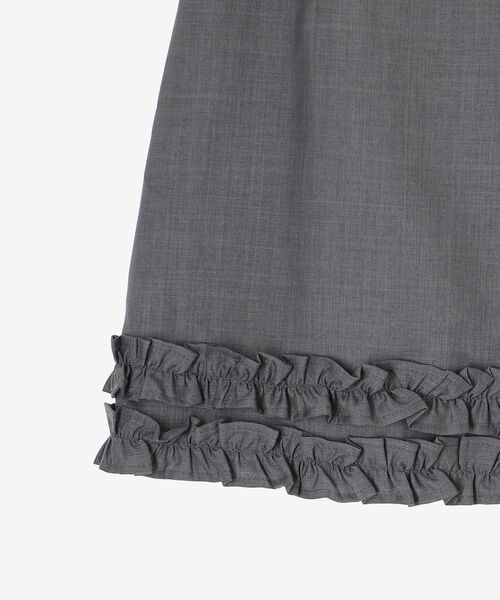 MAJESTIC LEGON（マジェスティックレゴン）の「ホイップフリルスカパン（スカート・レディース・ブラウン/グレー系その他/アイボリー/グレー・MEDIUM）」の8枚目の写真