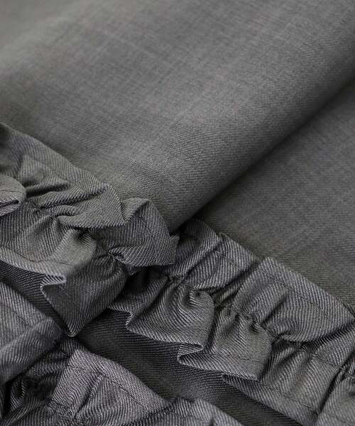 MAJESTIC LEGON（マジェスティックレゴン）の「ホイップフリルスカパン（スカート・レディース・ブラウン/グレー系その他/アイボリー/グレー・MEDIUM）」の11枚目の写真